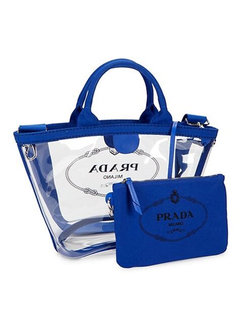 does prada clean bags|Prada clear tote bag.